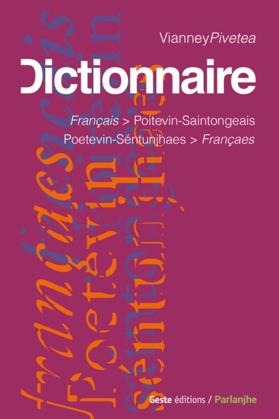 Picture of DICTIONNAIRE FRANCAIS POITEVIN-SAINTONGEAIS (POCHE)