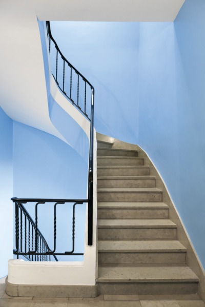Picture of AFFICHE ROYAN N° 4 - ESCALIER IMMEUBLE LE CIEL DE ROYAN