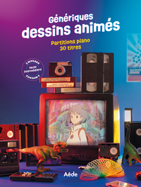 Image de GENERIQUES DESSINS ANIMES - 30 TITRES POUR PIANO SOLO ( 2 NIVEAUX FACILE ET INTERMEDIAIRE )