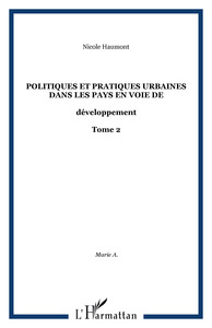 Image de Politiques et pratiques urbaines dans les pays en voie de