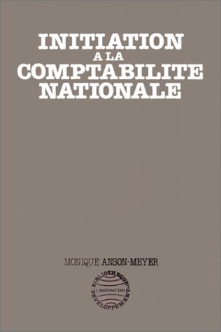 Picture of Initiation à la comptabilité nationale