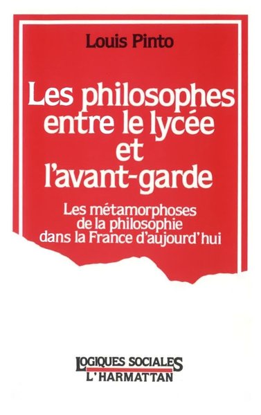 Image de Les philosophes entre le lycée et l'avant-garde