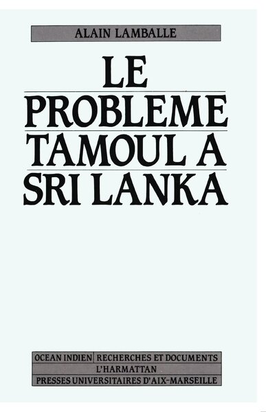 Image de Le problème Tamoul au Sri-Lanka
