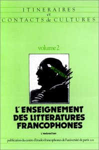 Image de L'enseignement des littératures francophones