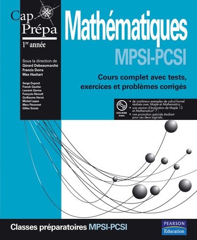 Image de MATHEMATIQUES CAP PREPA MPSI-PCSI
