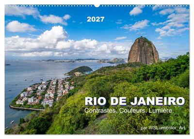 Picture of RIO DE JANEIRO Contrastes. Couleurs. Lumière. (Calendrier mural 2027 DIN A2 vertical), CALVENDO calendrier mensuel