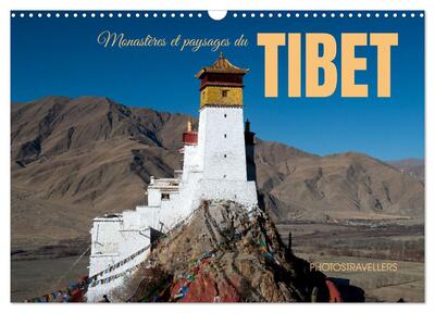Image de Monastères et paysages du Tibet (Calendrier mural 2027 DIN A3 vertical), CALVENDO calendrier mensuel