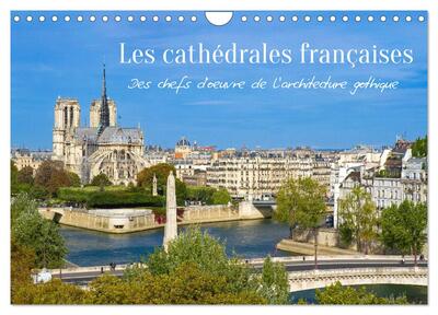 Picture of Les cathédrales françaises - Des chefs-d'oeuvre de l'architecture gothique (Calendrier mural 2027 DIN A4 vertical), CALVENDO calendrier mensuel