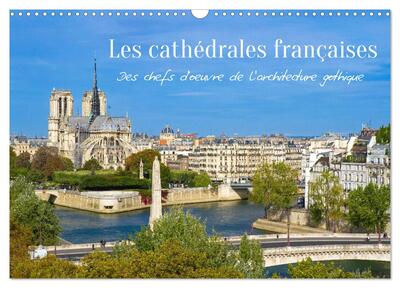 Picture of Les cathédrales françaises - Des chefs-d'oeuvre de l'architecture gothique (Calendrier mural 2027 DIN A3 vertical), CALVENDO calendrier mensuel