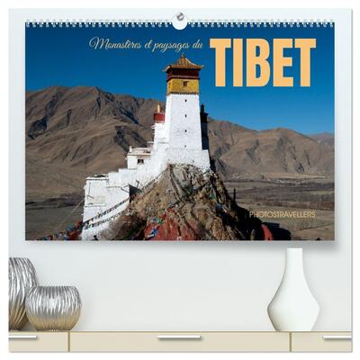 Image de Monastères et paysages du Tibet  (Calendrier mural 2027 DIN A2 vertical) calendrier de bureau