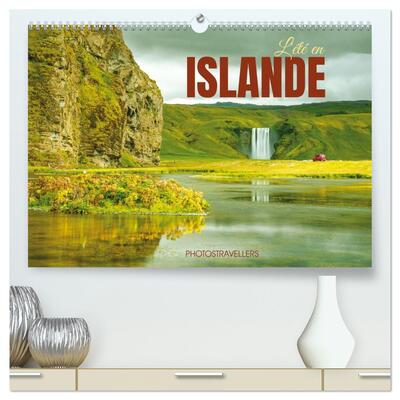 Image de L'été en Islande  (Calendrier mural 2027 DIN A2 vertical) calendrier de bureau