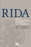 Image de RIDA, n° 67-68/2020-2021