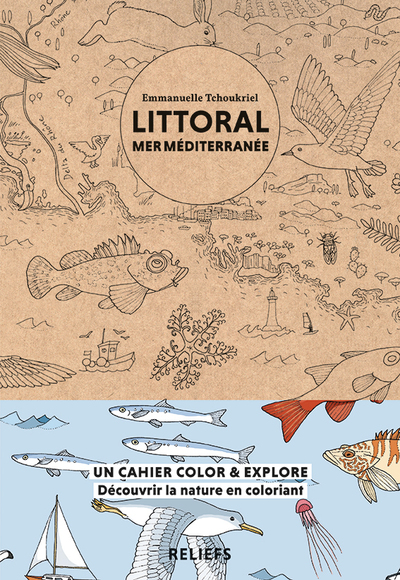 Picture of Cahier à colorier  – Littoral mer Méditerranée