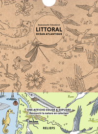 Picture of Affiche à colorier – Littoral océan Atlantique
