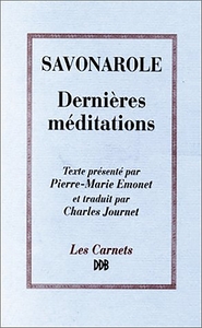 Picture of Dernières méditations