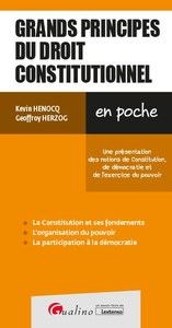 Picture of Grands principes du droit constitutionnel