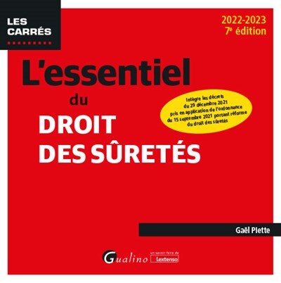 Image de L'essentiel du droit des sûretés