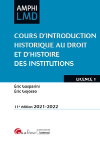 Image de Cours d'Introduction historique au droit et d'Histoire des institutions
