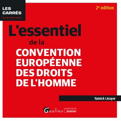 Picture of L'essentiel de la Convention européenne des droits de l'homme