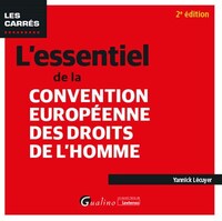 Picture of L'essentiel de la Convention européenne des droits de l'homme