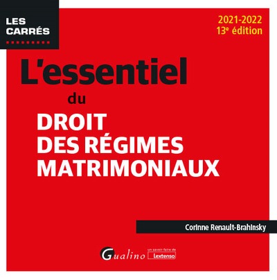 Image de L'essentiel du droit des régimes matrimoniaux