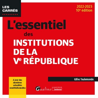 Image de L'essentiel des institutions de la Ve République