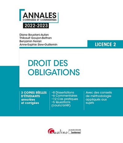 Image de Droit des obligations - L2