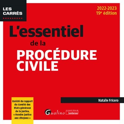Picture of L'essentiel de la procédure civile