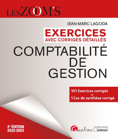 Picture of Exercices avec corrigés détaillés Comptabilité de gestion