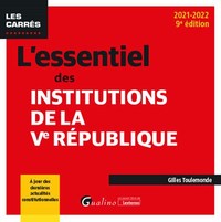 Picture of L'essentiel des institutions de la Ve République