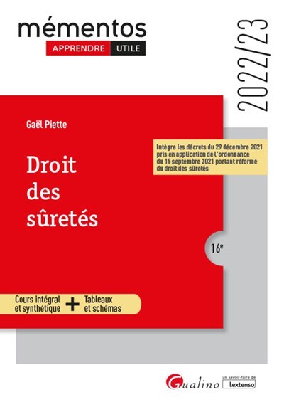 Image de Droit des sûretés