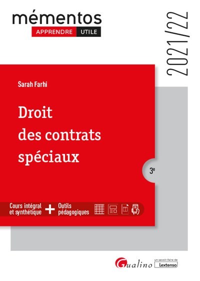 Image de Droit des contrats spéciaux