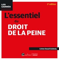 Image de L'essentiel du droit de la peine
