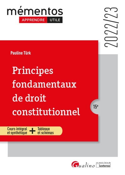 Image de Principes fondamentaux de droit constitutionnel