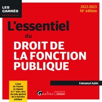 Image de L'essentiel du droit de la fonction publique