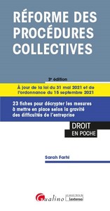 Picture of Réforme des procédures collectives