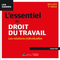 Picture of L'essentiel du droit du travail : les relations individuelles