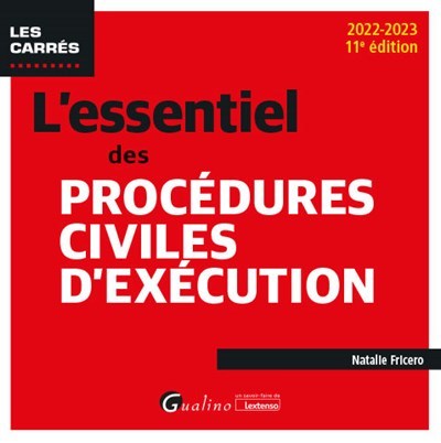 Picture of L'essentiel des procédures civiles d'exécution
