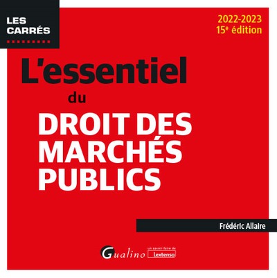 Picture of L'essentiel du droit des marchés publics