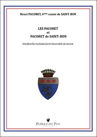 Image de LES PACORET et PACORET DE SAINT BON, une famille multiséculaire honorable de Savoie