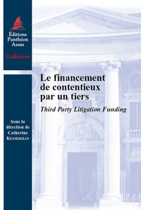 Picture of LE FINANCEMENT DE CONTENTIEUX PAR UN TIERS