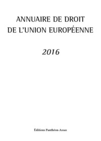 Picture of ANNUAIRE DE DROIT DE L UNION EUROPEENNE 2016