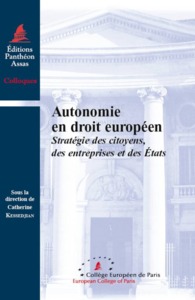 Picture of AUTONOMIE EN DROIT EUROPÉEN