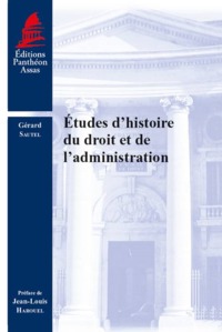 Picture of ÉTUDES D'HISTOIRE DU DROIT ET DE L'ADMINISTRATION