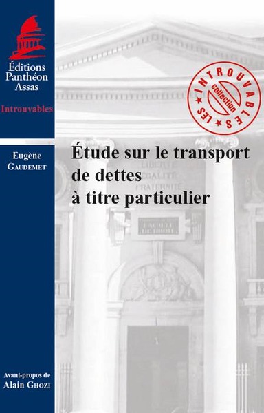Image de ETUDE SUR LE TRANSPORT DE DETTES À TITRE PARTICULIER