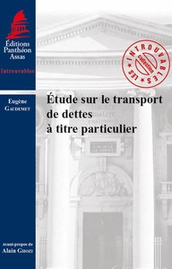 Image de ETUDE SUR LE TRANSPORT DE DETTES À TITRE PARTICULIER