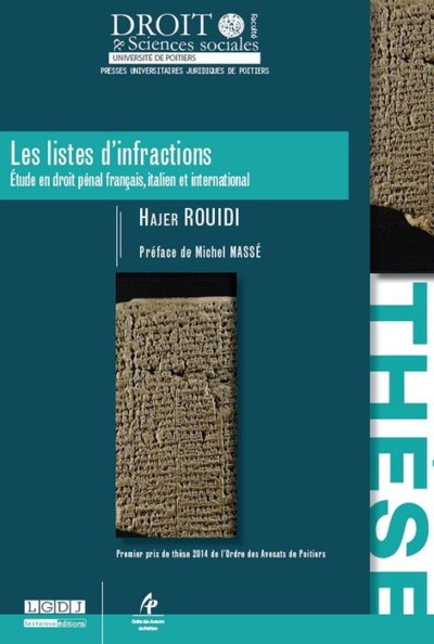 Image de LES LISTES D'INFRACTIONS