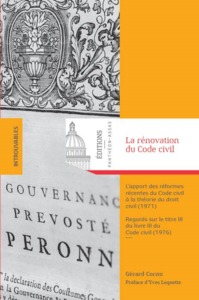 Image de LA RENOVATION DU CODE CIVIL