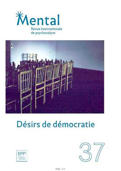 Image de Mental N°37 Désir de démocratie -juin 2018
