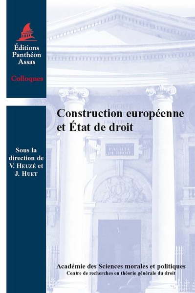 Picture of CONSTRUCTION EUROPÉENNE ET ÉTAT DE DROIT